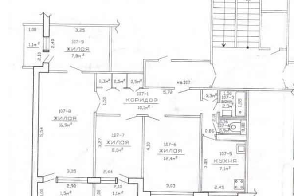 Продажа квартир, комнат – Слуцк, Молодежная ул., 4