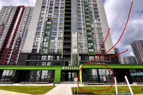 Сдается торговое помещение в доме "Марсель" Минск-Мира с потолками 4,4м и 3 входами