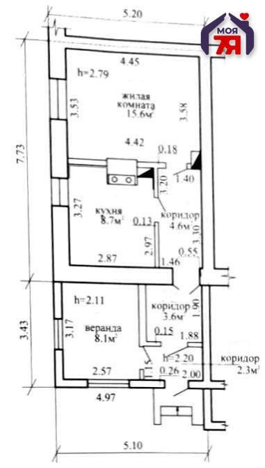 Appartement 1 chambre 29 m² Maladetchna, Bélarus