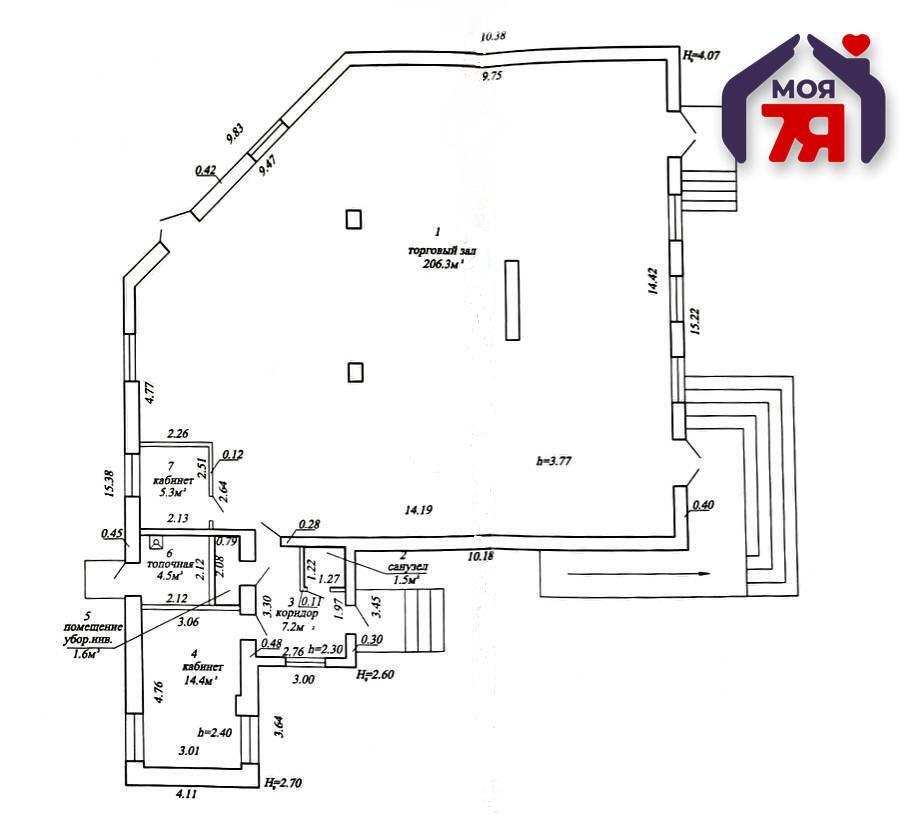 Магазин 344 м² Молодечно, Беларусь