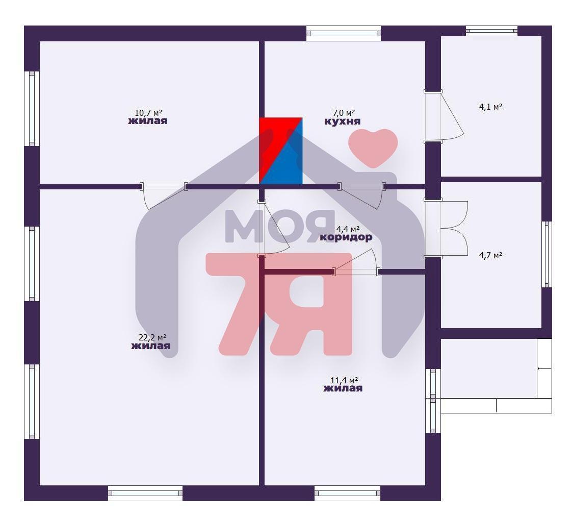 Casa 65 m² Maladetchna, Belarús