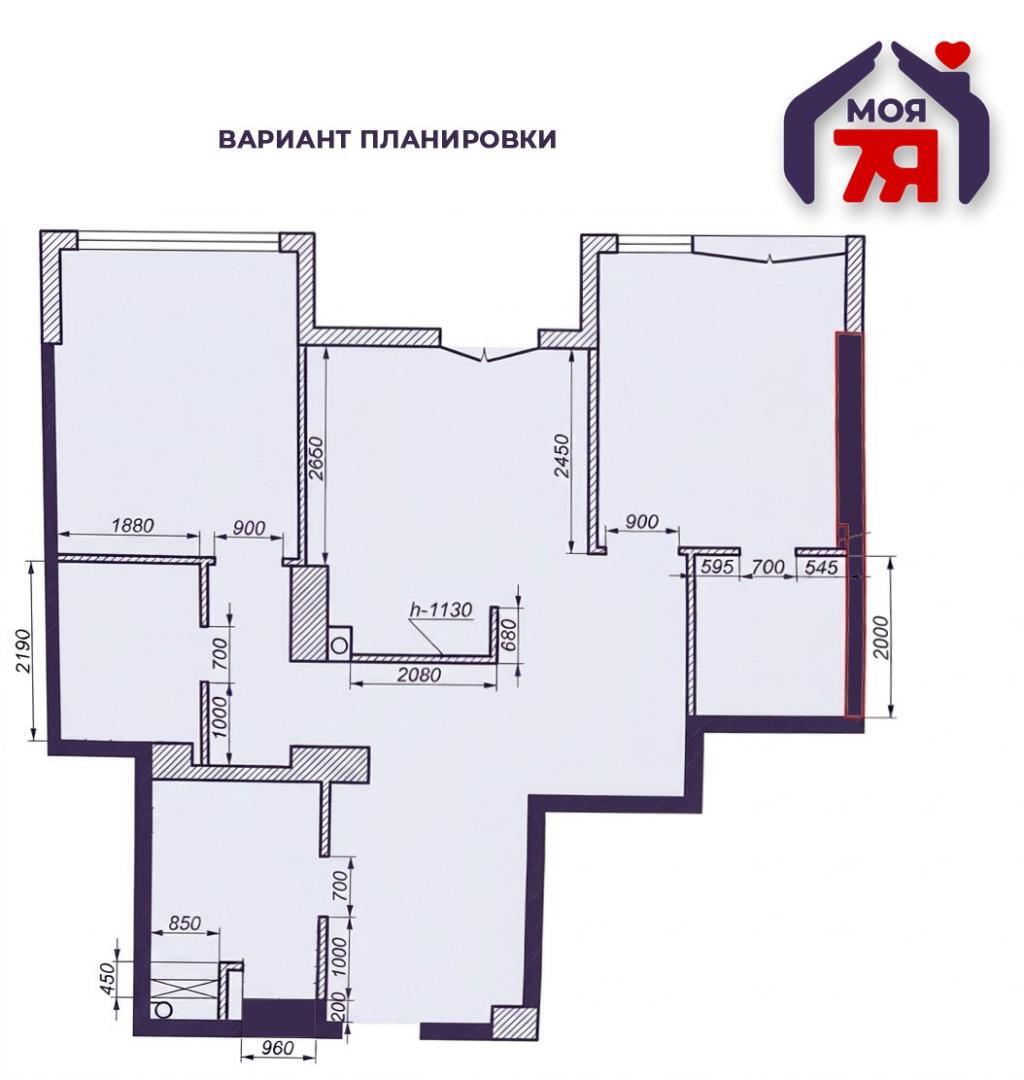 Квартира 3 комнаты 80 м² Минск, Беларусь
