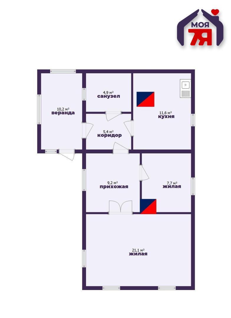 Дом 60 м² Блевчицкий сельский Совет, Беларусь