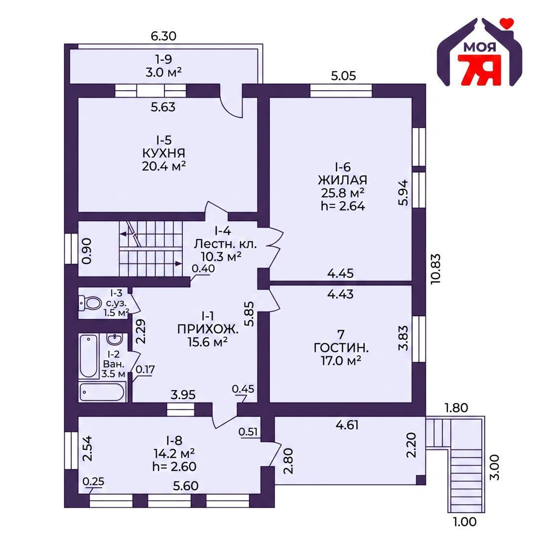 Casa 328 m² Viliejka, Belarús