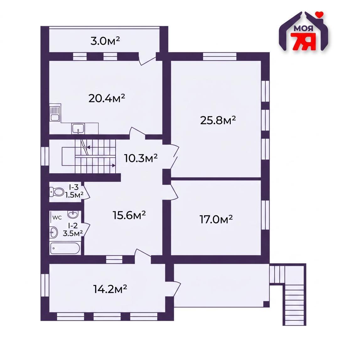 Casa 328 m² Viliejka, Belarús