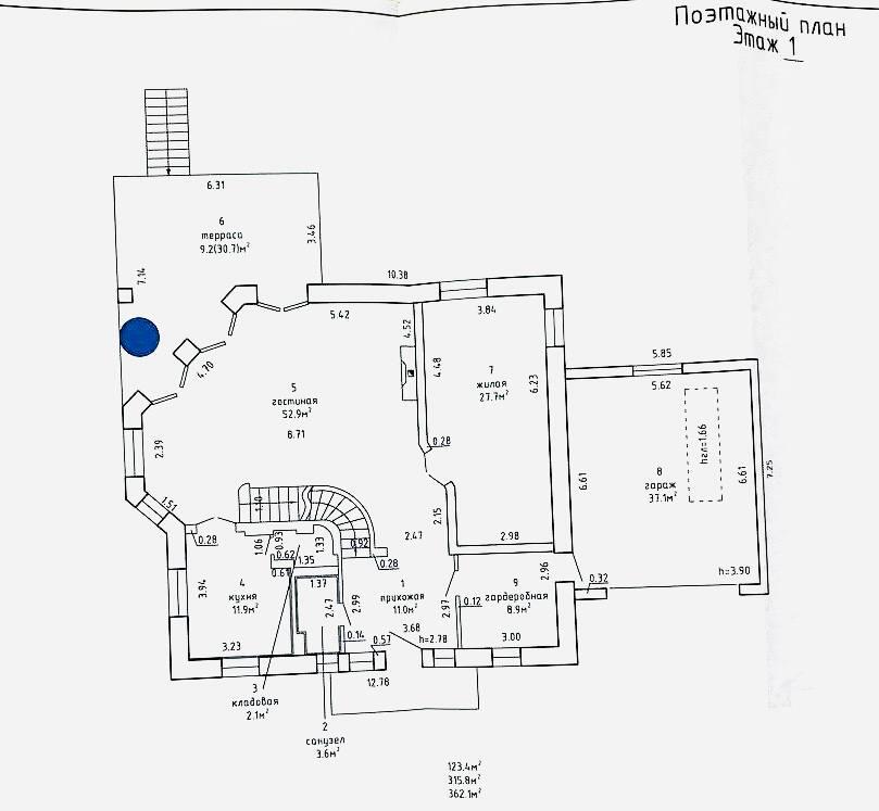 Cottage 362 m² Zdanovicki sielski Saviet, Belarus