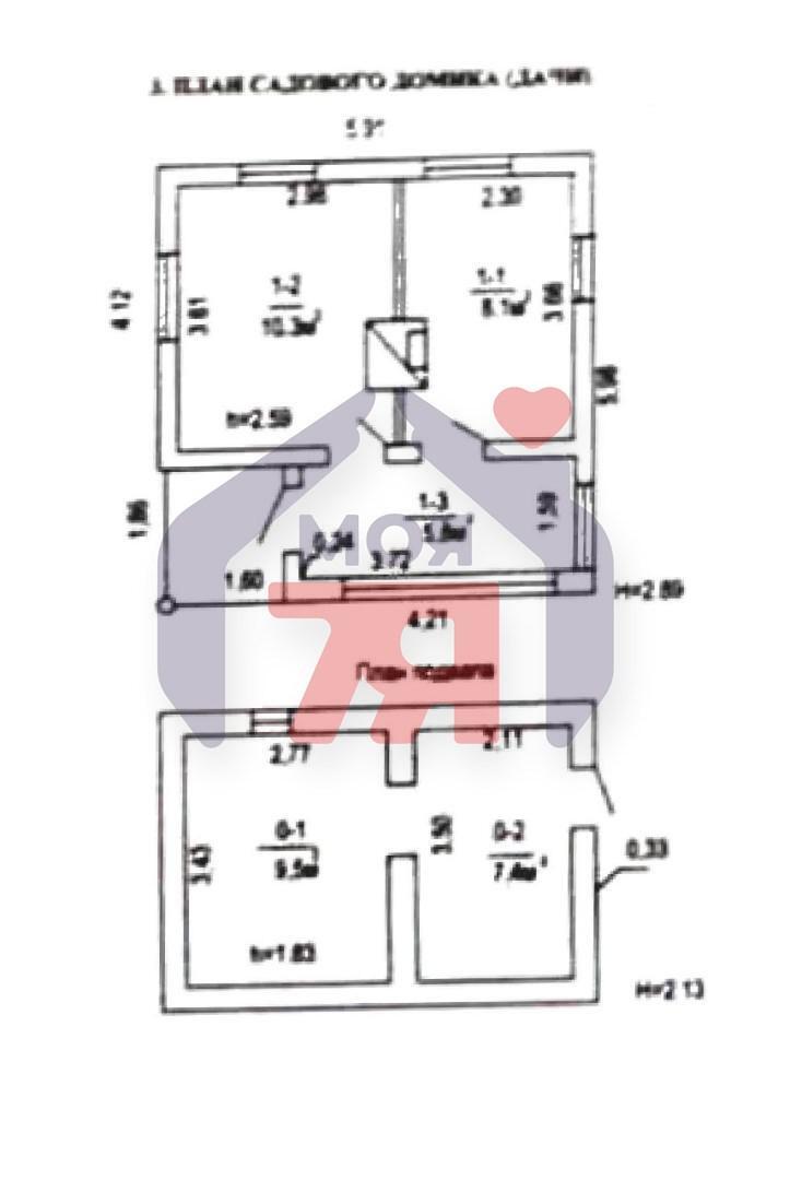 House 60 m² Miasocki sielski Saviet, Belarus