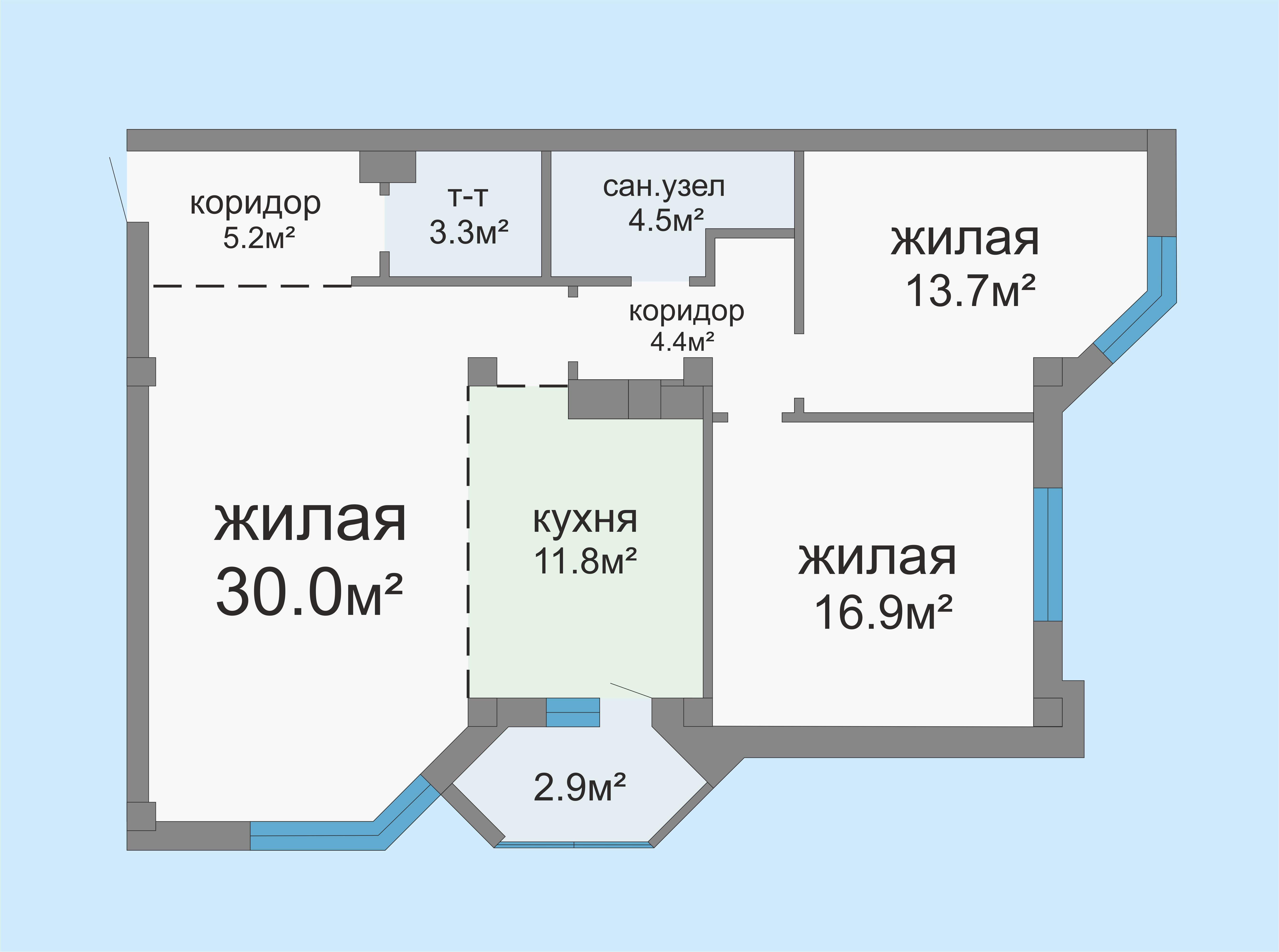 Wohnung 3 zimmer 90 m² Minsk, Belarus