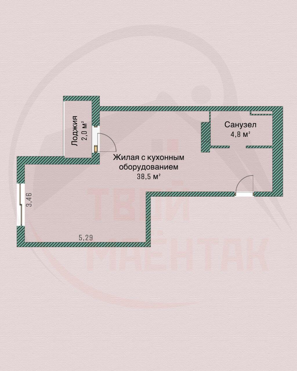Appartement 1 chambre 45 m² Kopishche, Bélarus