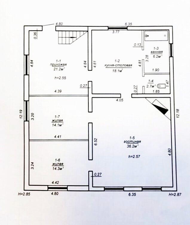 Casa 178 m² Myadzyel, Belarús