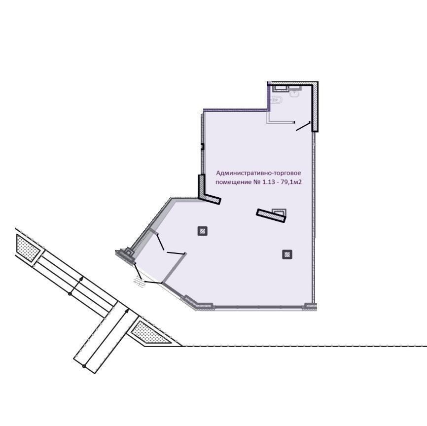 Tienda 79 m² en Minsk, Belarús