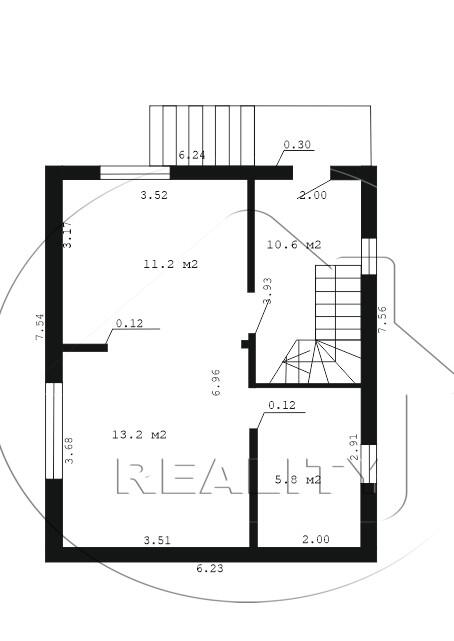 Casa 108 m² Muchaviecki sielski Saviet, Belarús