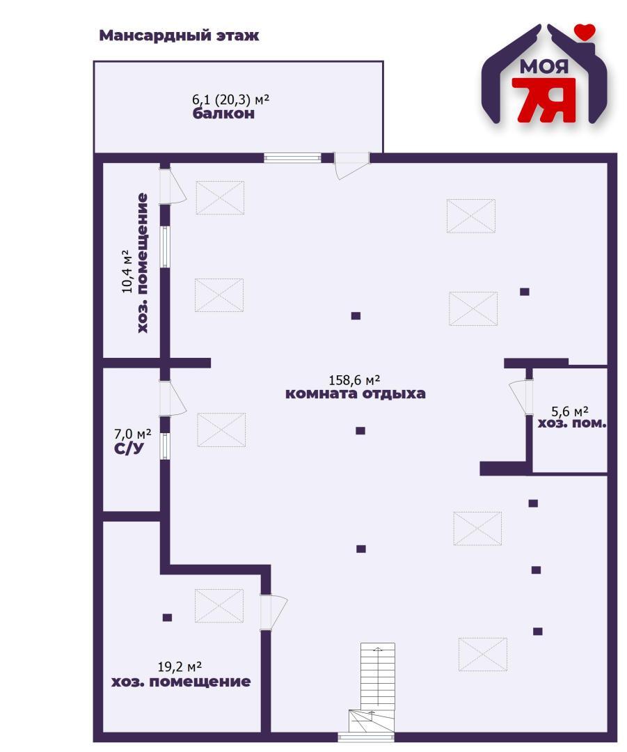 Chalet 782 m² Vialiki Trascianiec, Bélarus