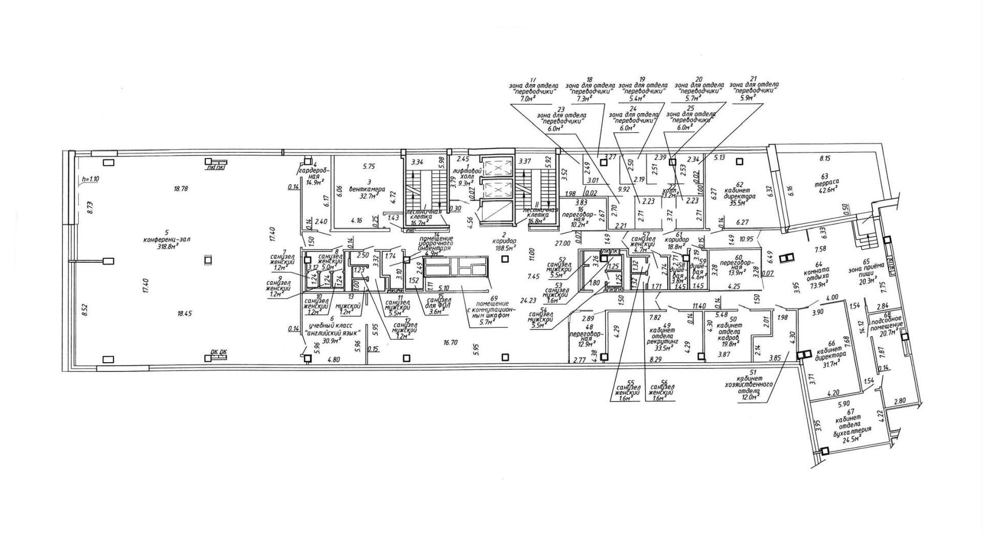 Office 1 059 m² in Minsk, Belarus