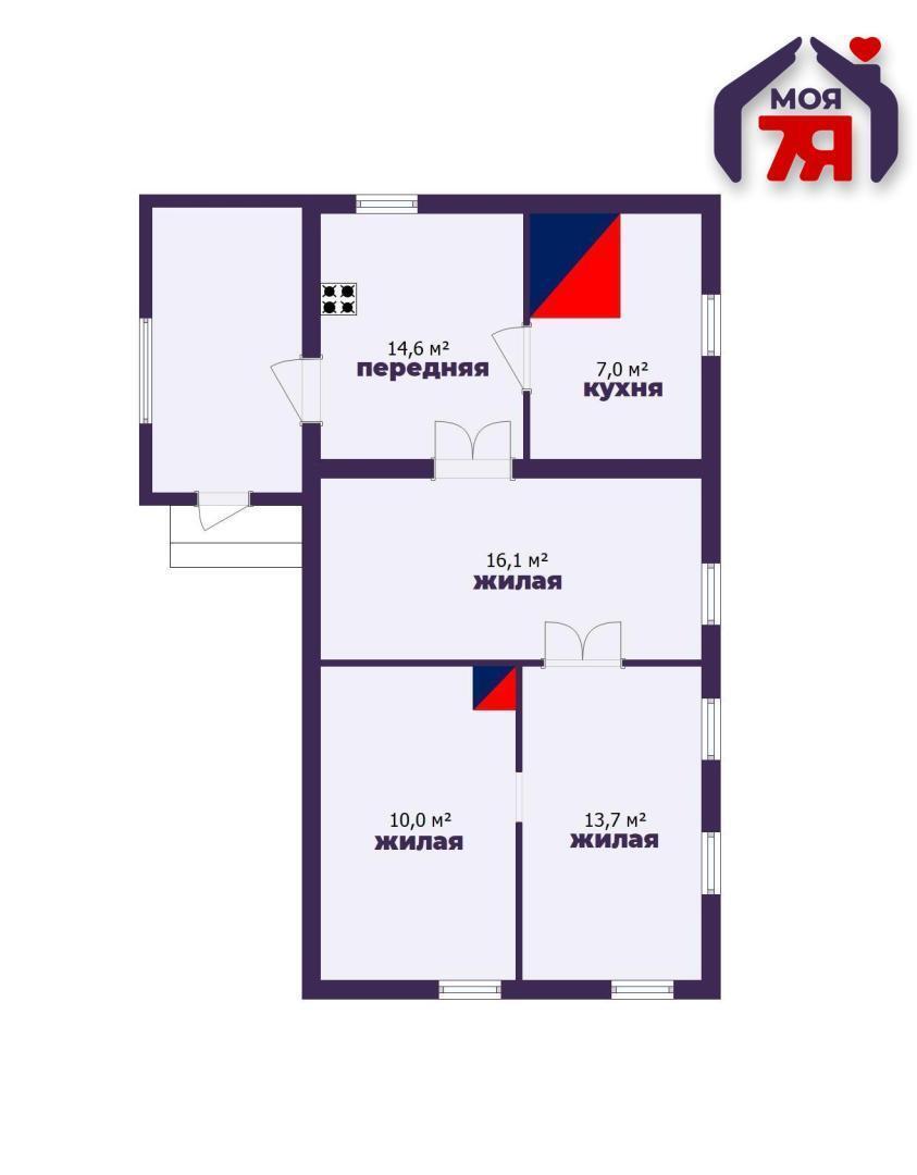 Maison 62 m² Starobin, Bélarus