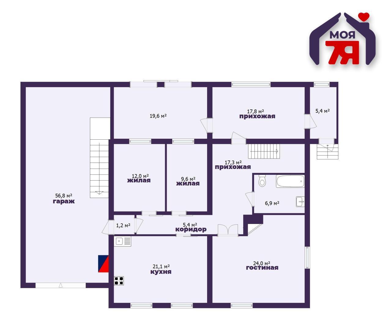 Casa de campo 221 m² Baraulianski sielski Saviet, Belarús