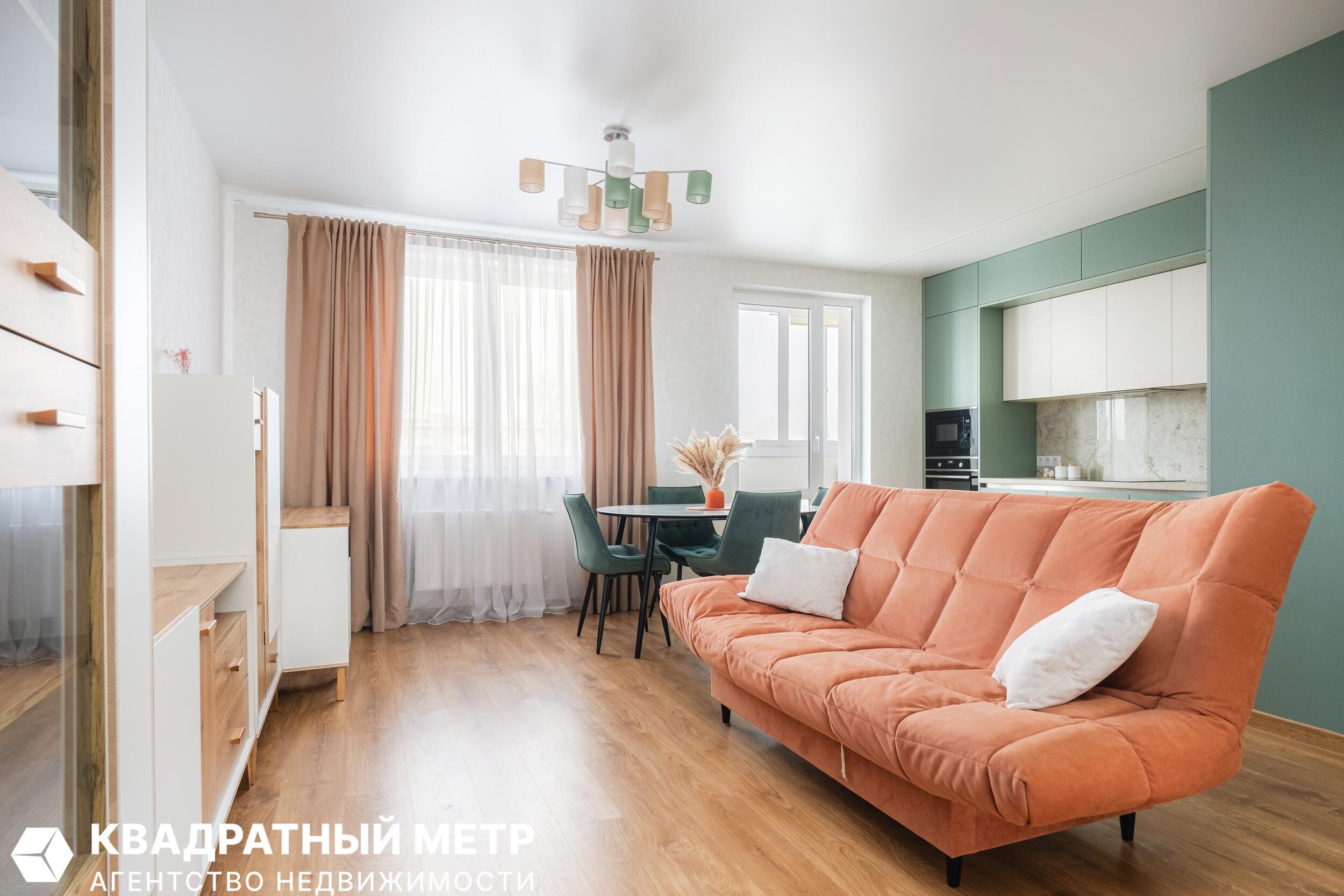 2 room apartment 59 m² Minsk, Belarus