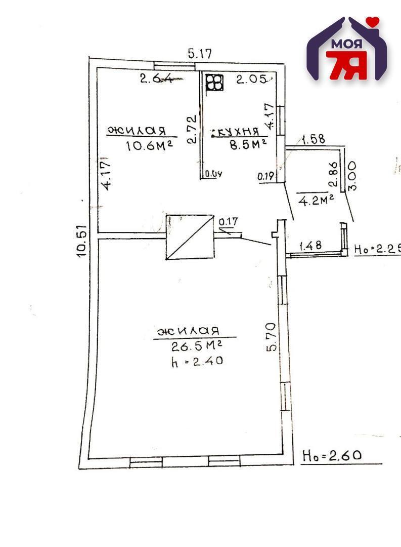 Haus 50 m² Wilejka, Belarus
