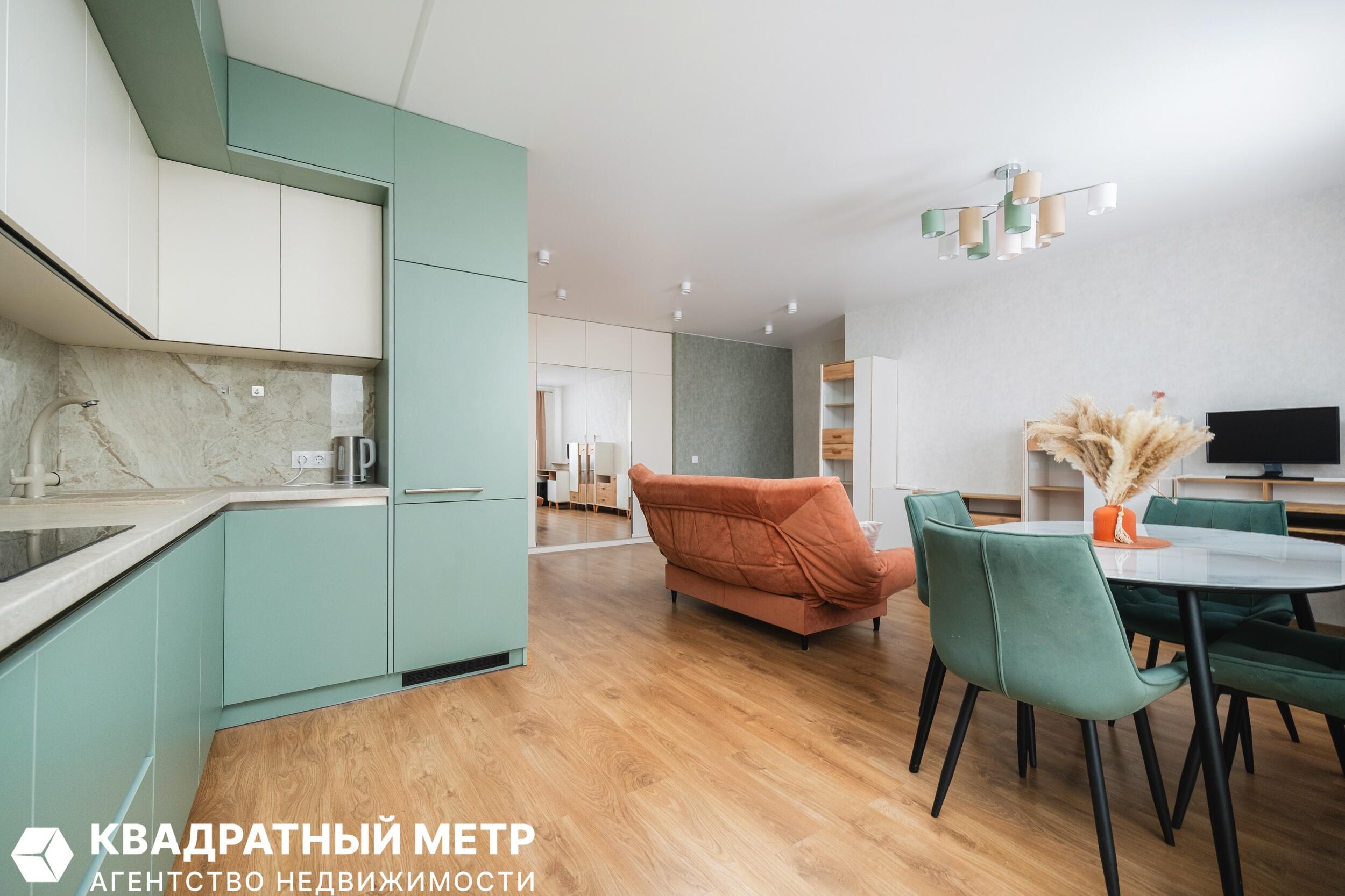 2 room apartment 59 m² Minsk, Belarus
