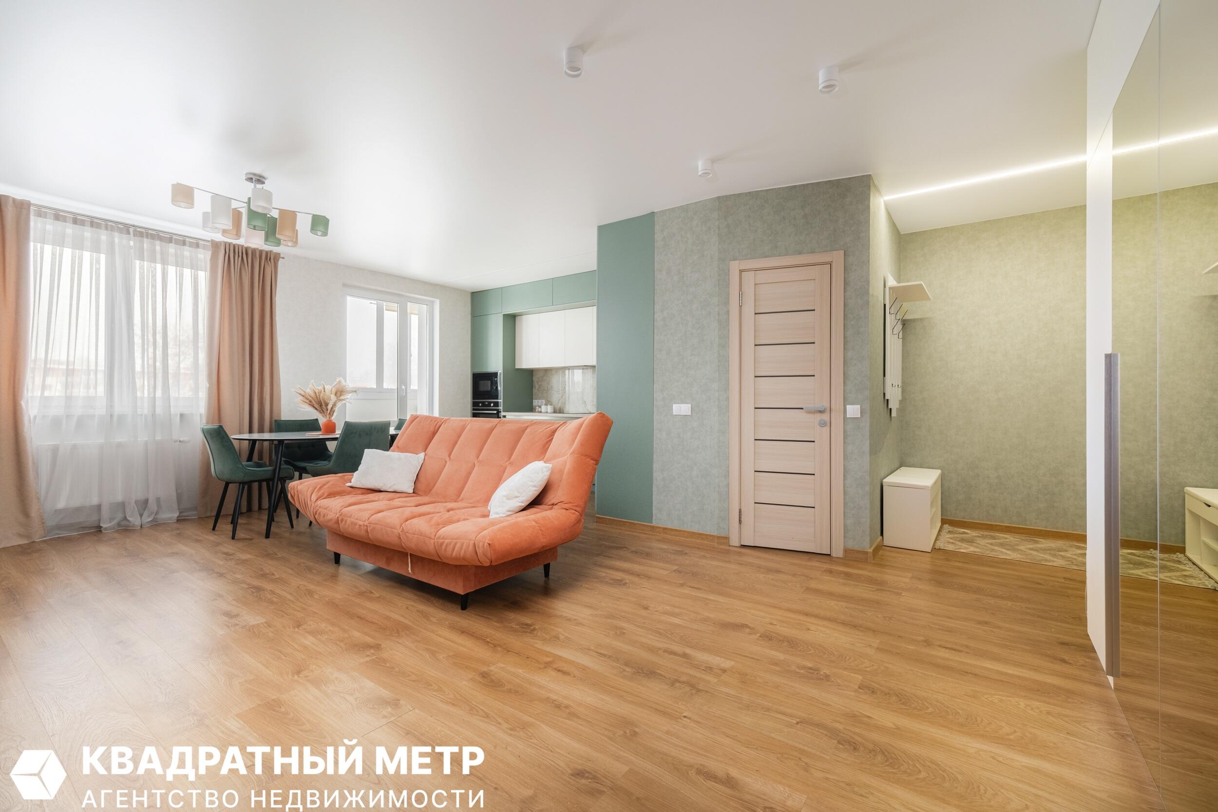 2 room apartment 59 m² Minsk, Belarus