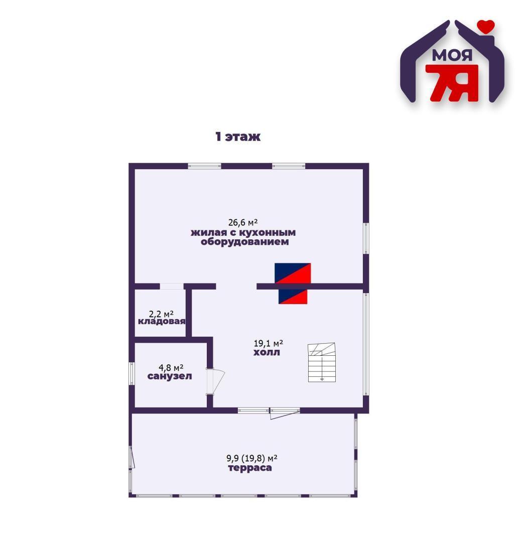 House 106 m² Rakauski sielski Saviet, Belarus