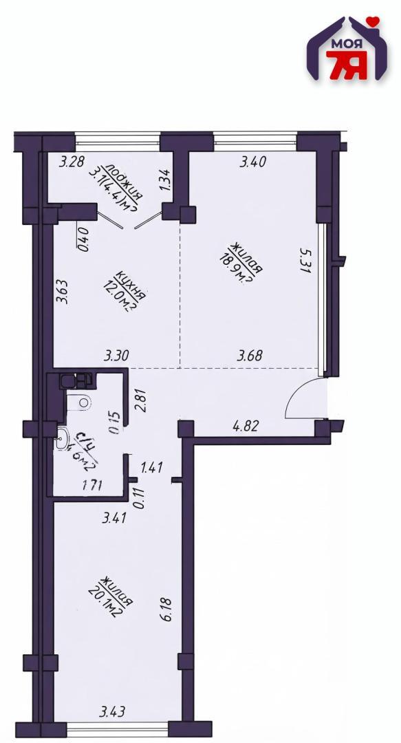 Apartamento 2 habitaciones 69 m² Minsk, Belarús
