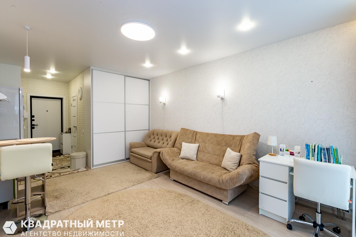 1 room apartment 31 m² Minsk, Belarus
