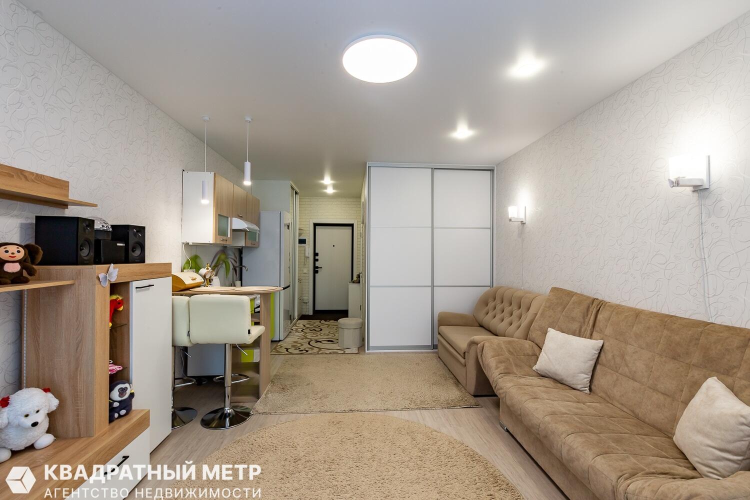 1 room apartment 31 m² Minsk, Belarus