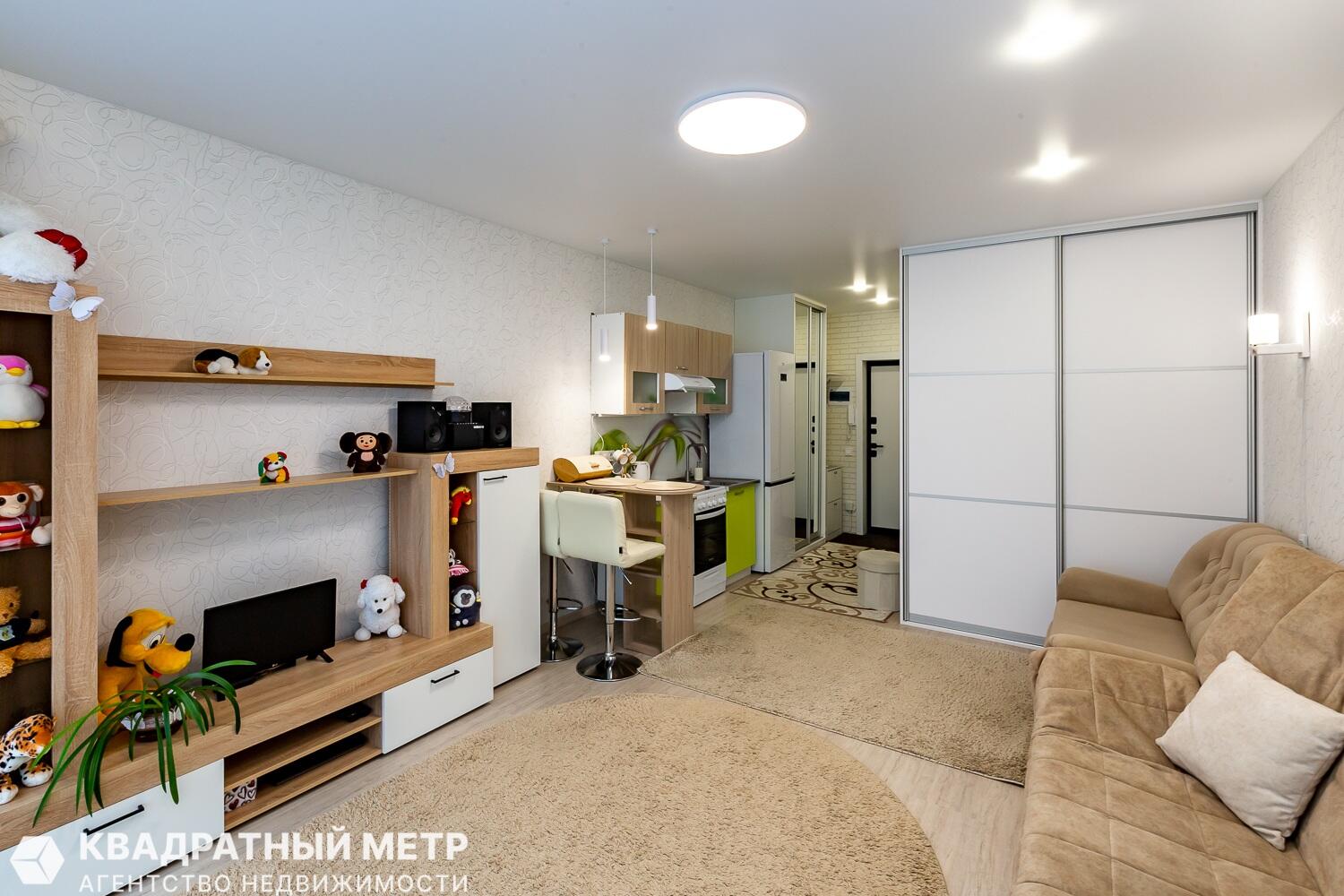 1 room apartment 31 m² Minsk, Belarus