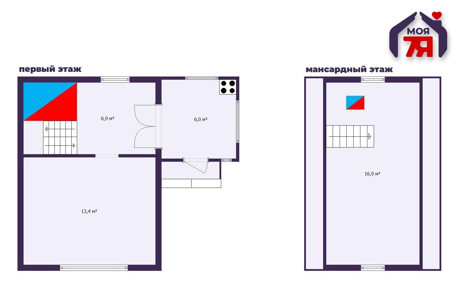 Maison 43 m² Starobinski sielski Saviet, Bélarus