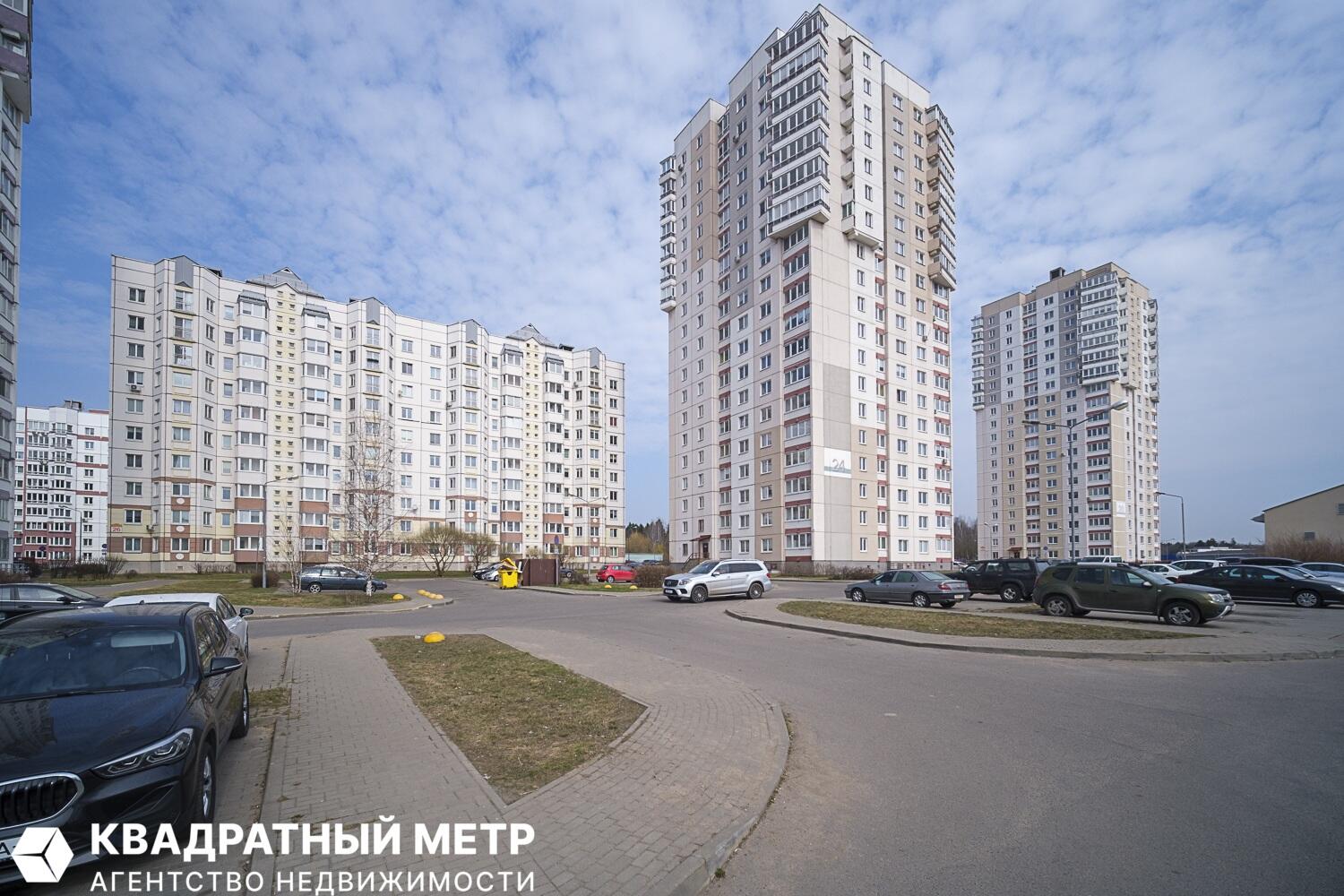 1 room apartment 43 m² Minsk, Belarus