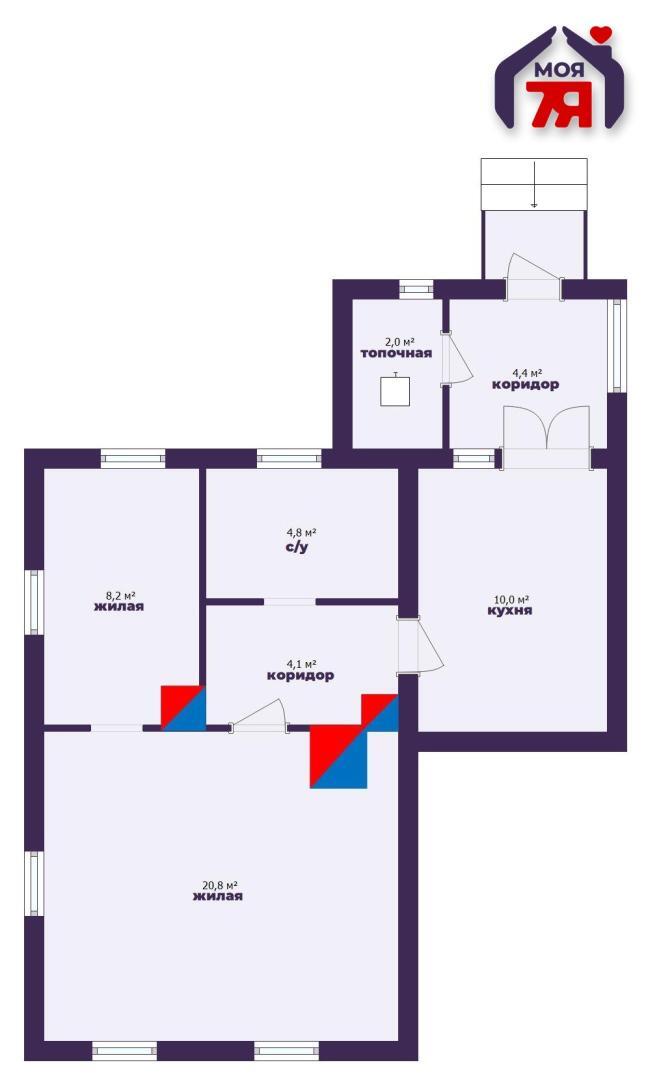 Квартира 2 комнаты 48 м² Червень, Беларусь