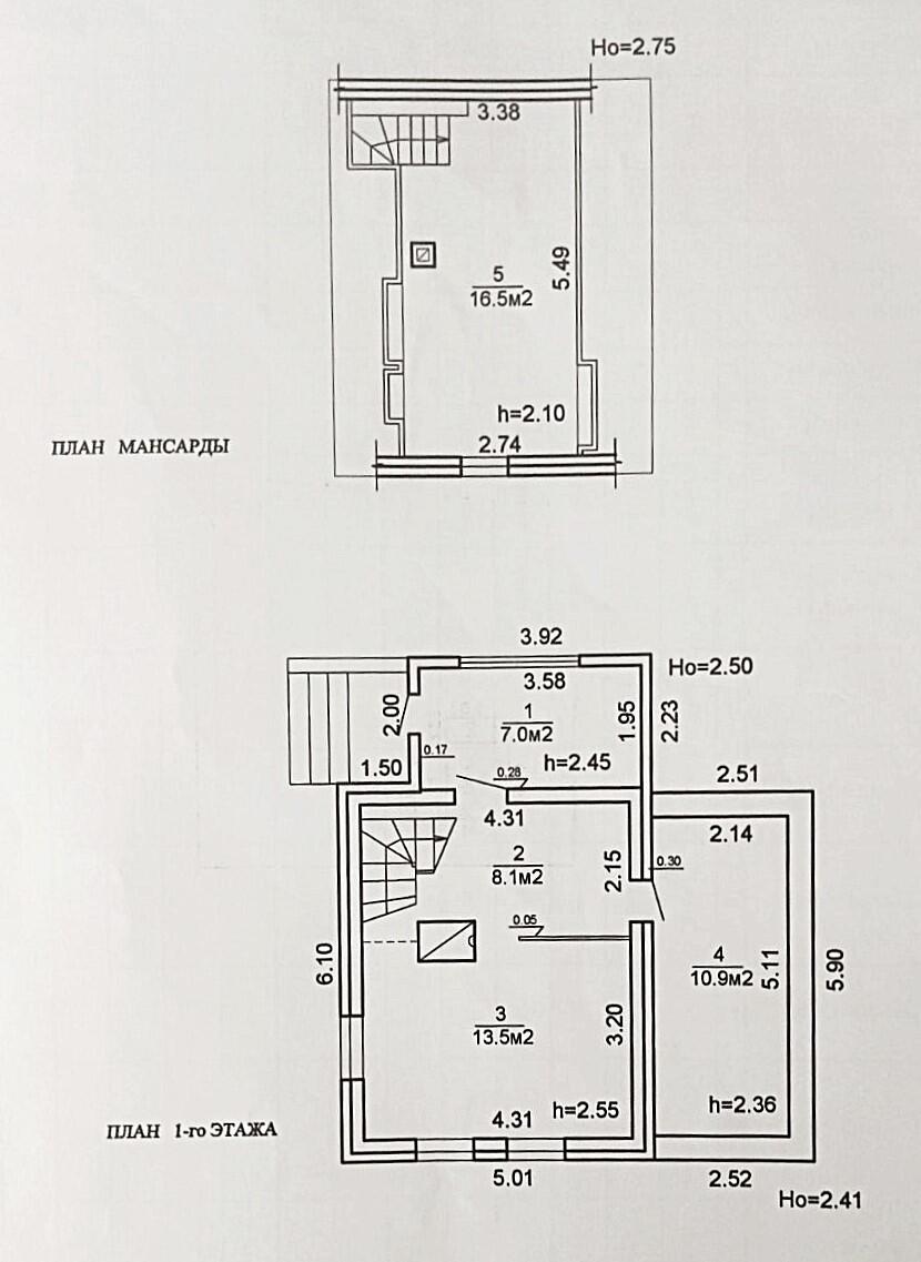 House 56 m² Bialarucki sielski Saviet, Belarus