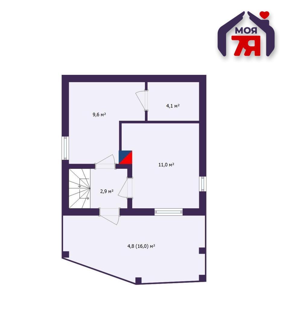 Casa 81 m² Krasnienski sielski Saviet, Belarús