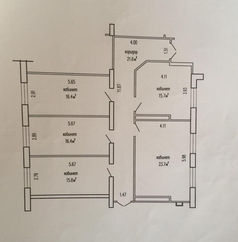 Office 6 rooms 116 m² in Minsk, Belarus