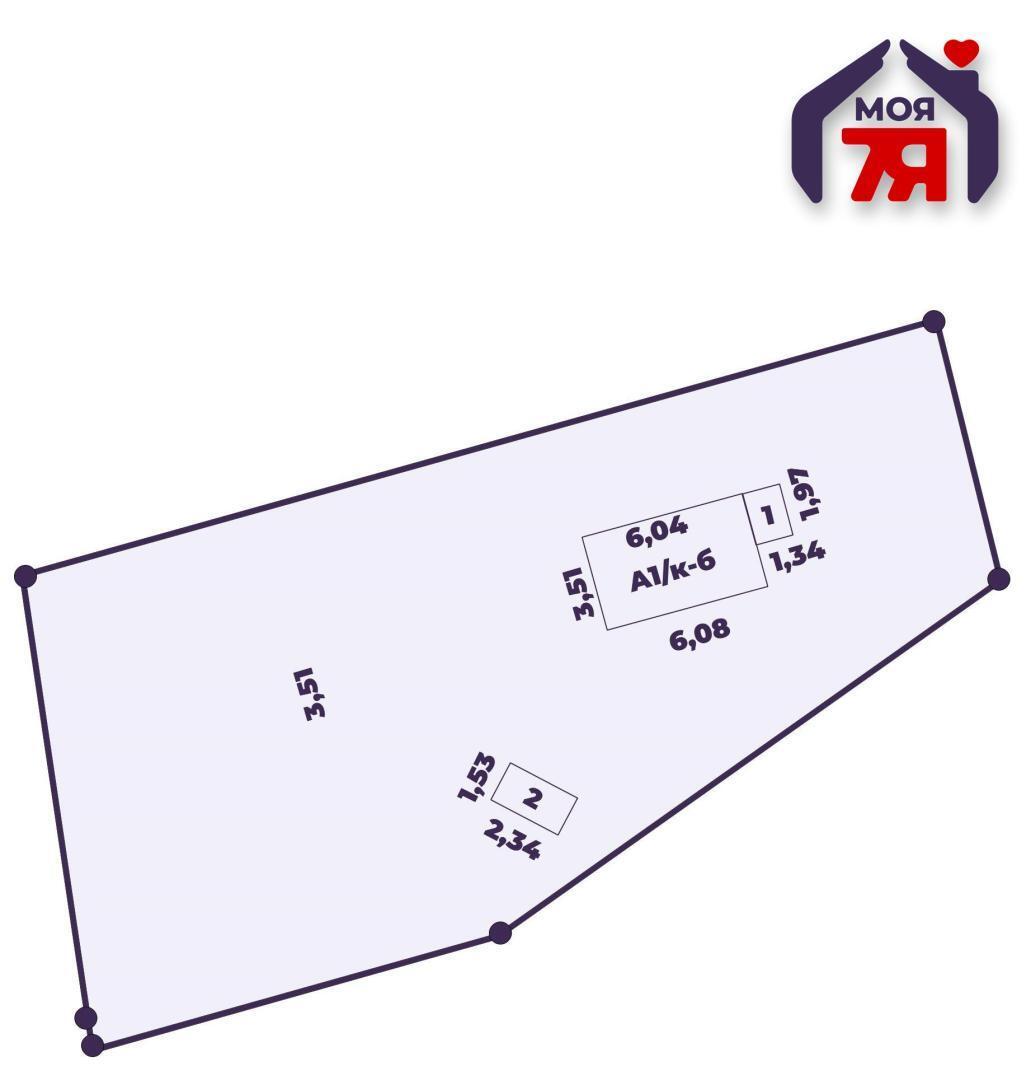 Haus 21 m² Starobinski sielski Saviet, Belarus