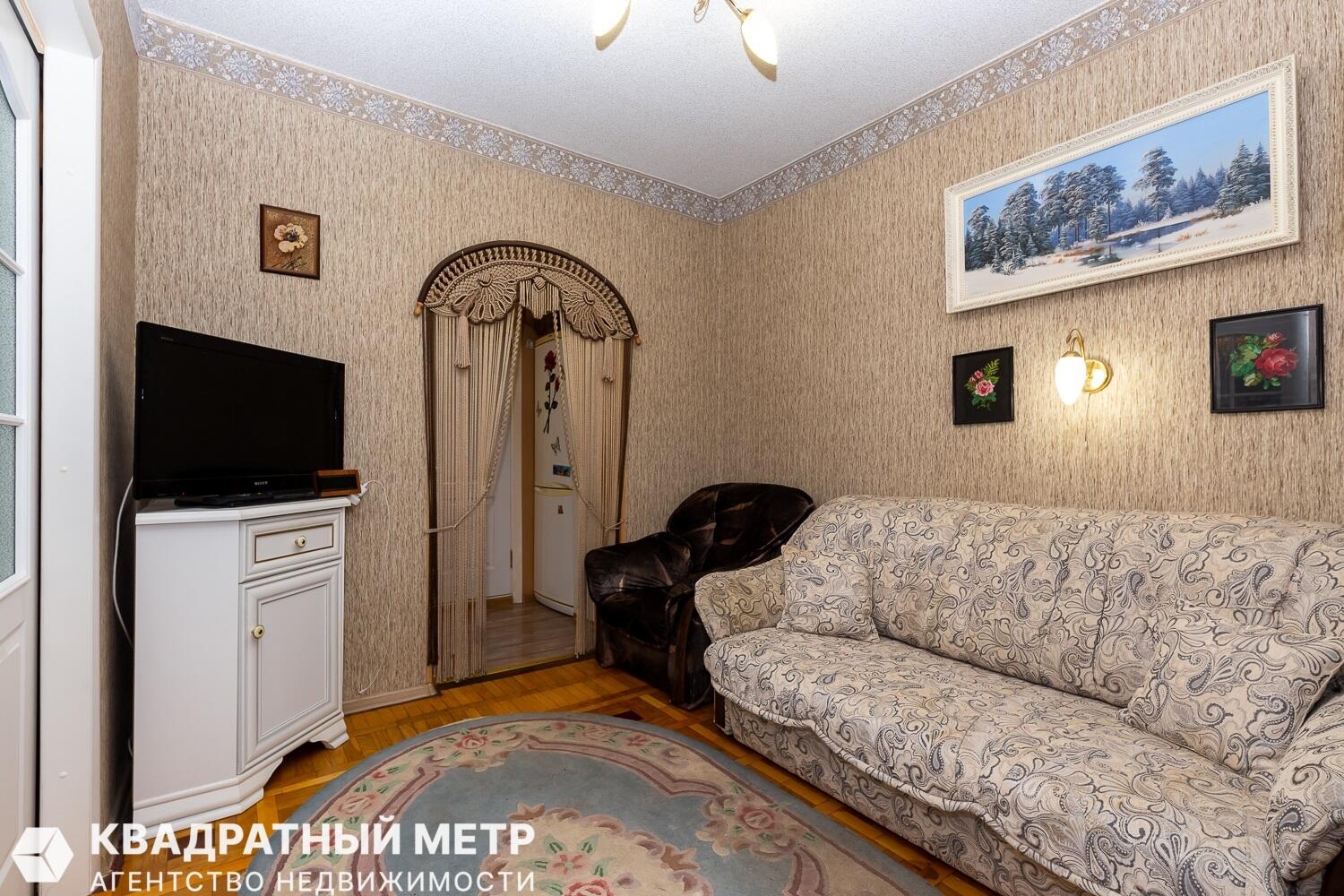 Квартира 2 комнаты 52 м² Минск, Беларусь