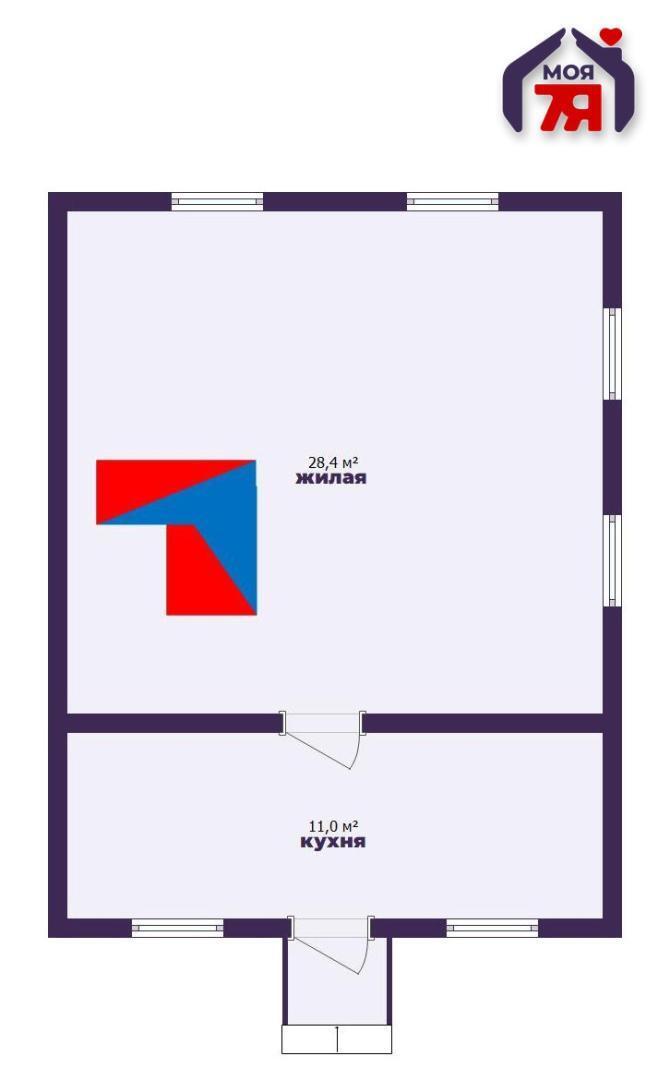 Casa 39 m² Svabski sielski Saviet, Belarús