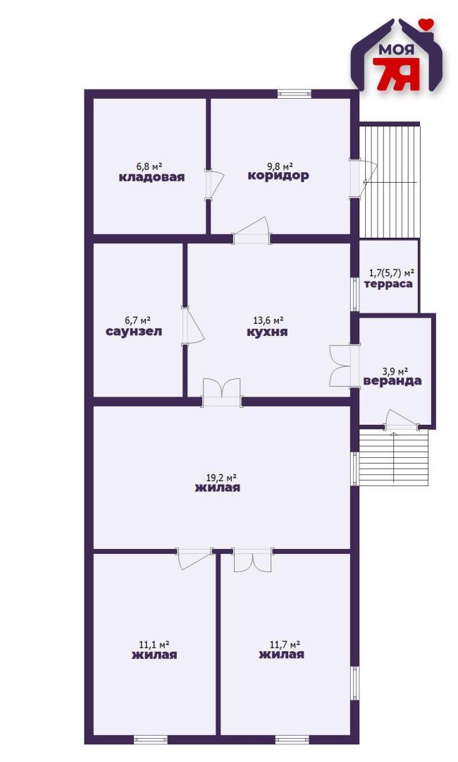 Dom 57 m² Wołożyn, Białoruś