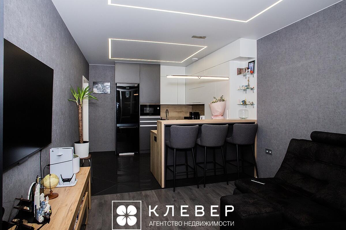 Уютная евротрешка 73,5 м² в элитном квартале в Аг.Ратомка