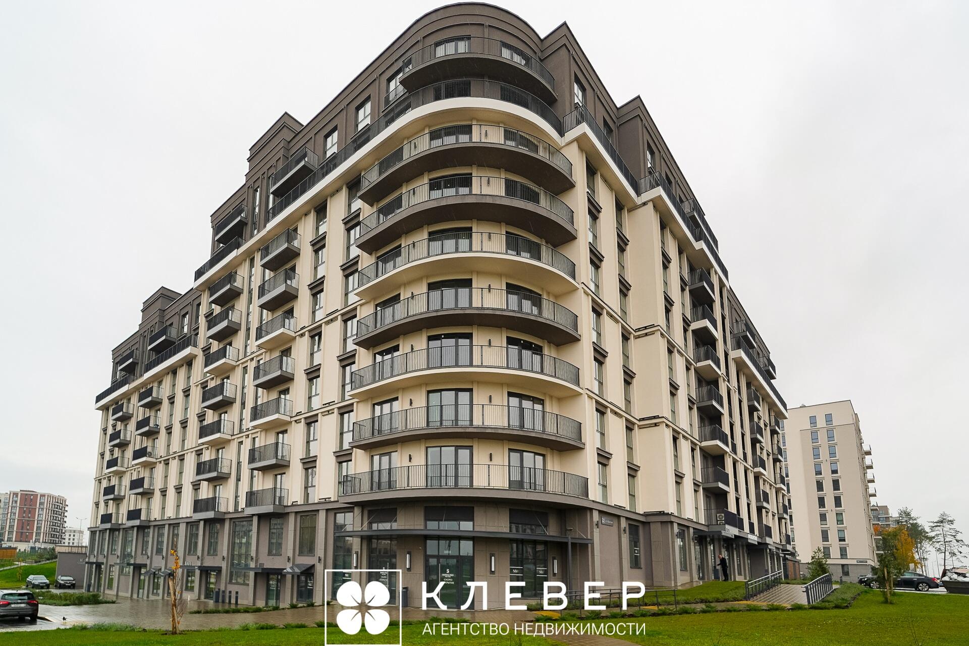 Премиальная квартира 90.8 м² в ЖК «Северный Берег» (ул. А. Воинова, 32)