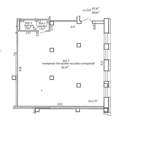 Office 89 m² in Minsk, Belarus