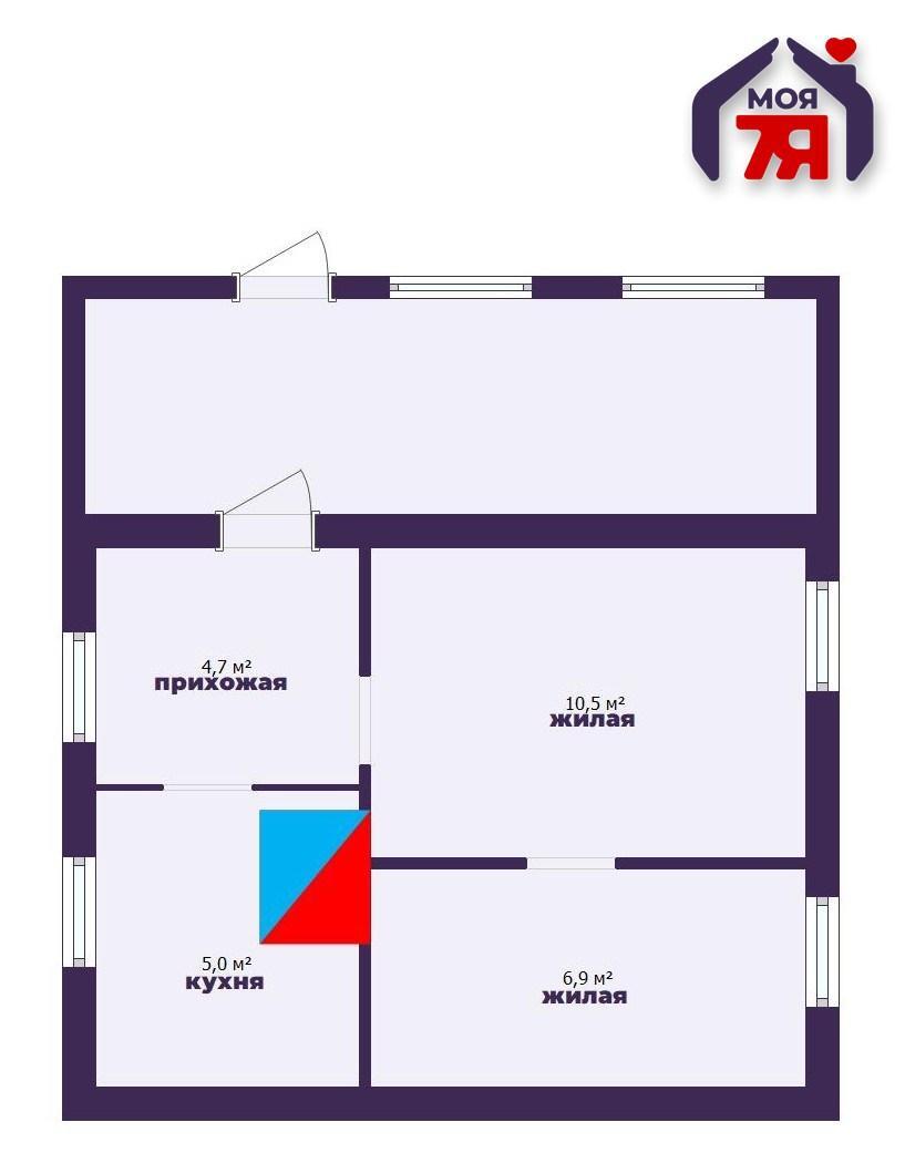 House 27 m² Kurhanski sielski Saviet, Belarus