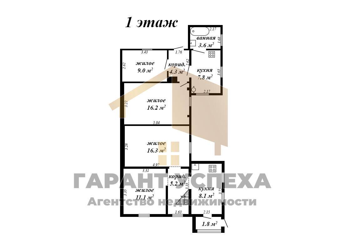 Haus 121 m² Muchaviecki sielski Saviet, Belarus