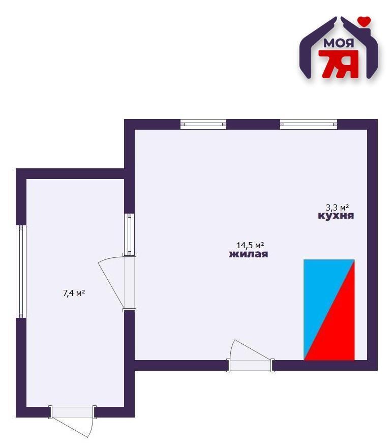 House 18 m² Cyzevicki sielski Saviet, Belarus