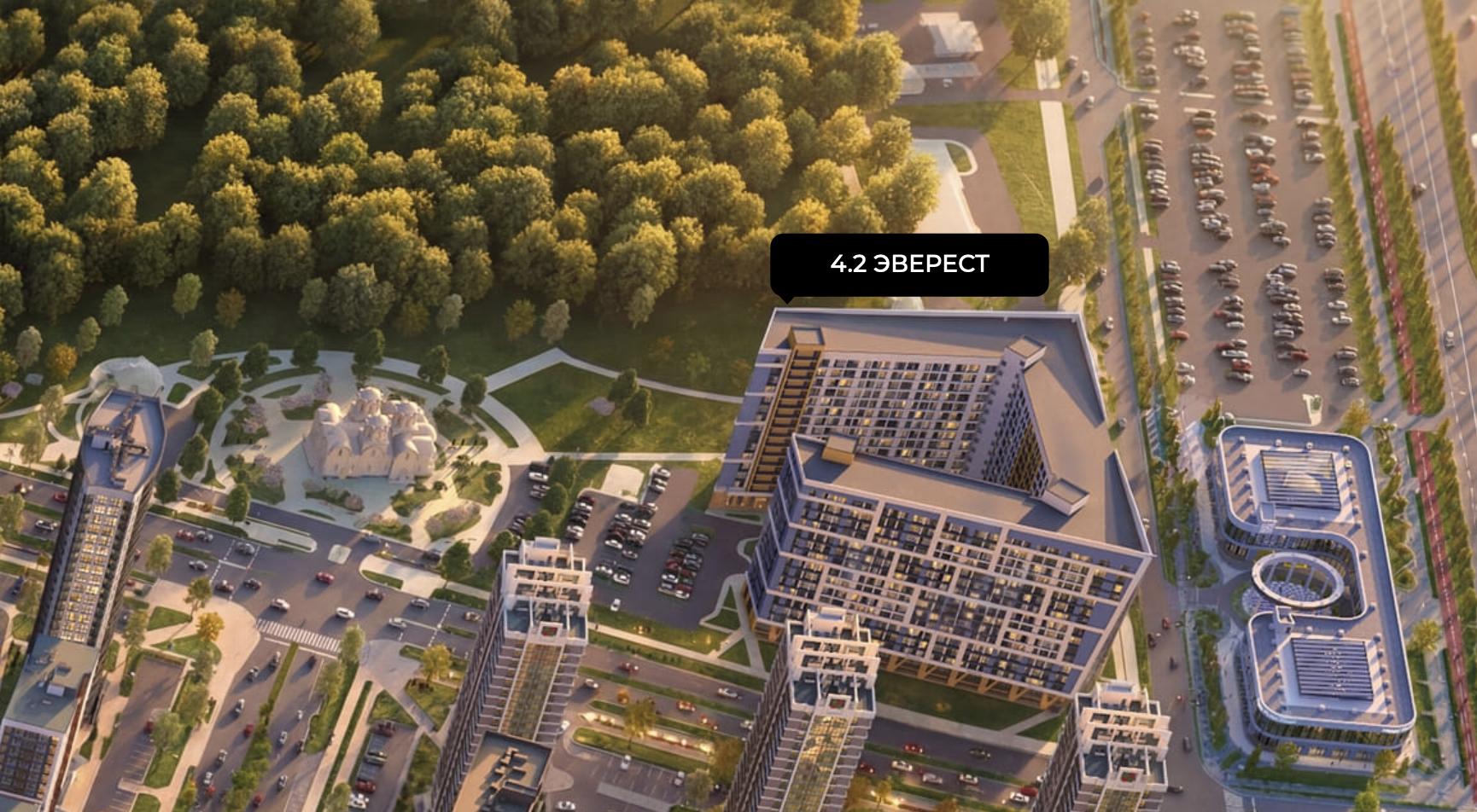 1 room apartment 57 m² Minsk, Belarus