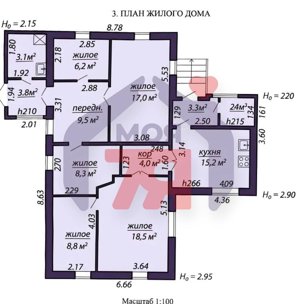 Haus 88 m² Aliachnovicki sielski Saviet, Belarus