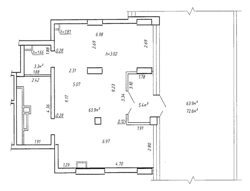 Sklep 1 pokój 73 m² w Mińsk, Białoruś