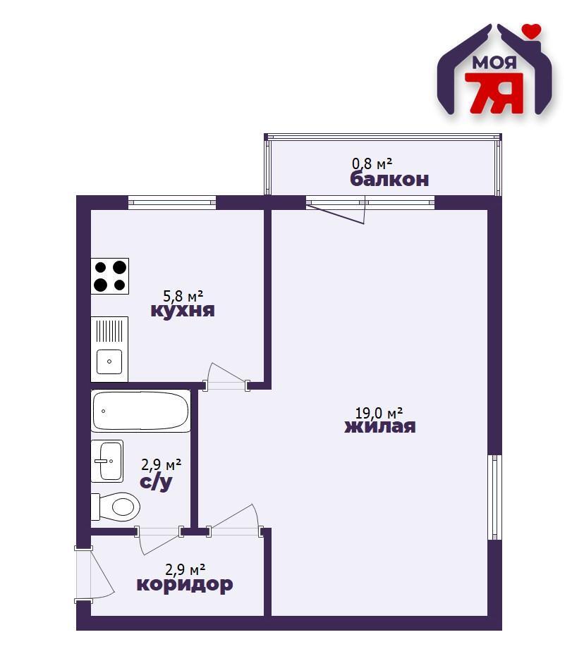 Mieszkanie 1 pokój 31 m² Soligorsk, Białoruś
