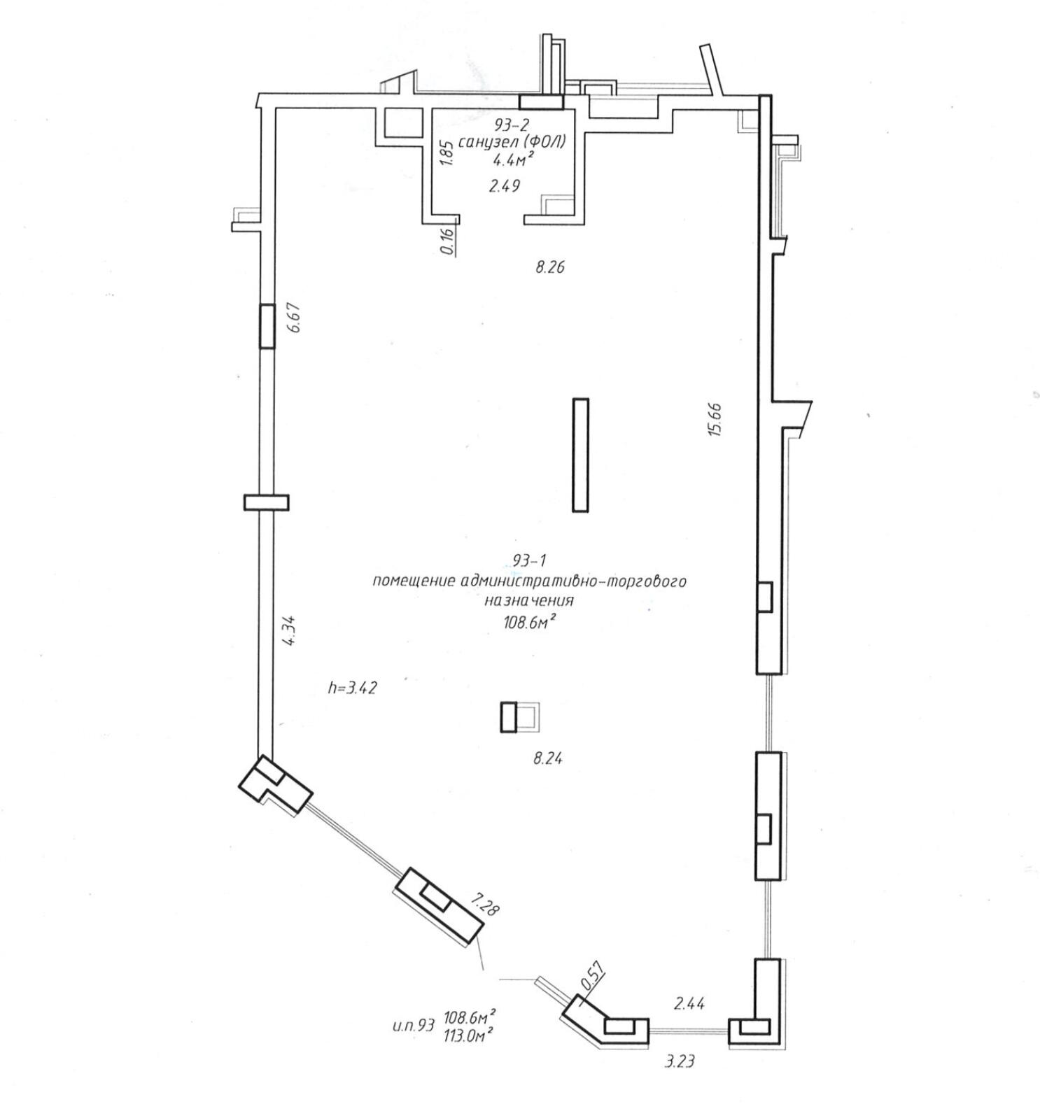 Nieruchomości komercyjne 113 m² w Mińsk, Białoruś